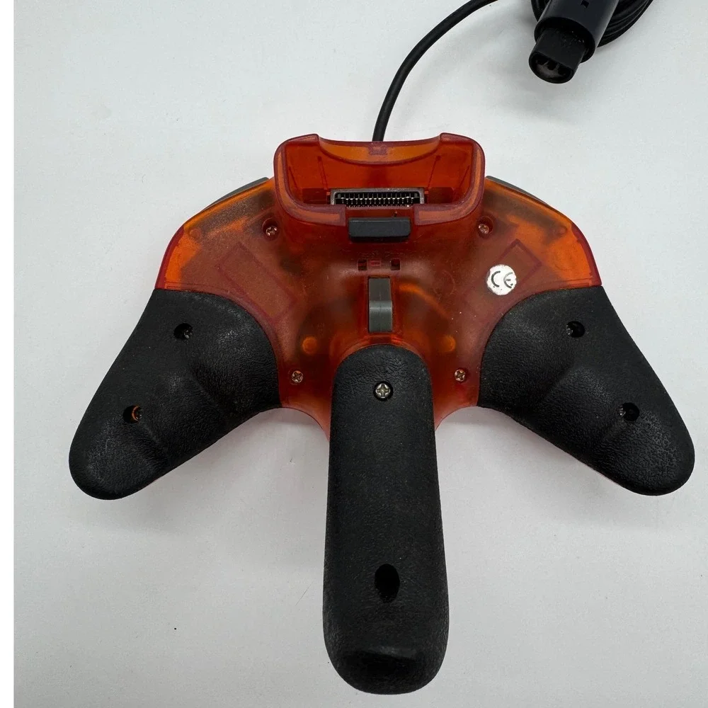 Mad Catz Nintendo 64 N64 Controller Translucent‎ Orange Turbo Slow Wired Gamepad
